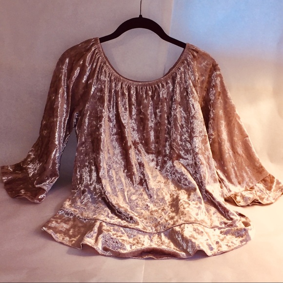 Zac & Rachel Pink Velvety Top - Picture 3 of 8